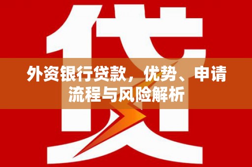 措美外资银行贷款，优势、申请流程与风险解析
