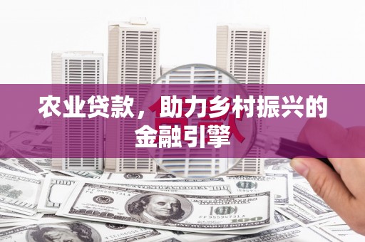 措美农业贷款，助力乡村振兴的金融引擎