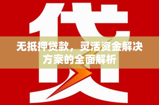 措美无抵押贷款，灵活资金解决方案的全面解析