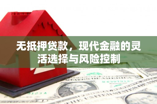 措美无抵押贷款，现代金融的灵活选择与风险控制