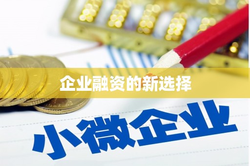 措美企业融资的新选择