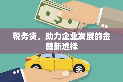 措美税务贷，助力企业发展的金融新选择