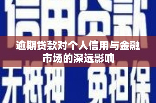 措美逾期贷款对个人信用与金融市场的深远影响